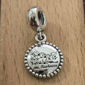 Pandora Mout Rushmore Exclusive Dangle Charm, S925 Silver Bracelets